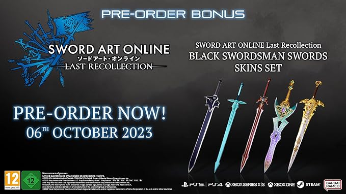 Sword Art Online Last Recollection PS5
