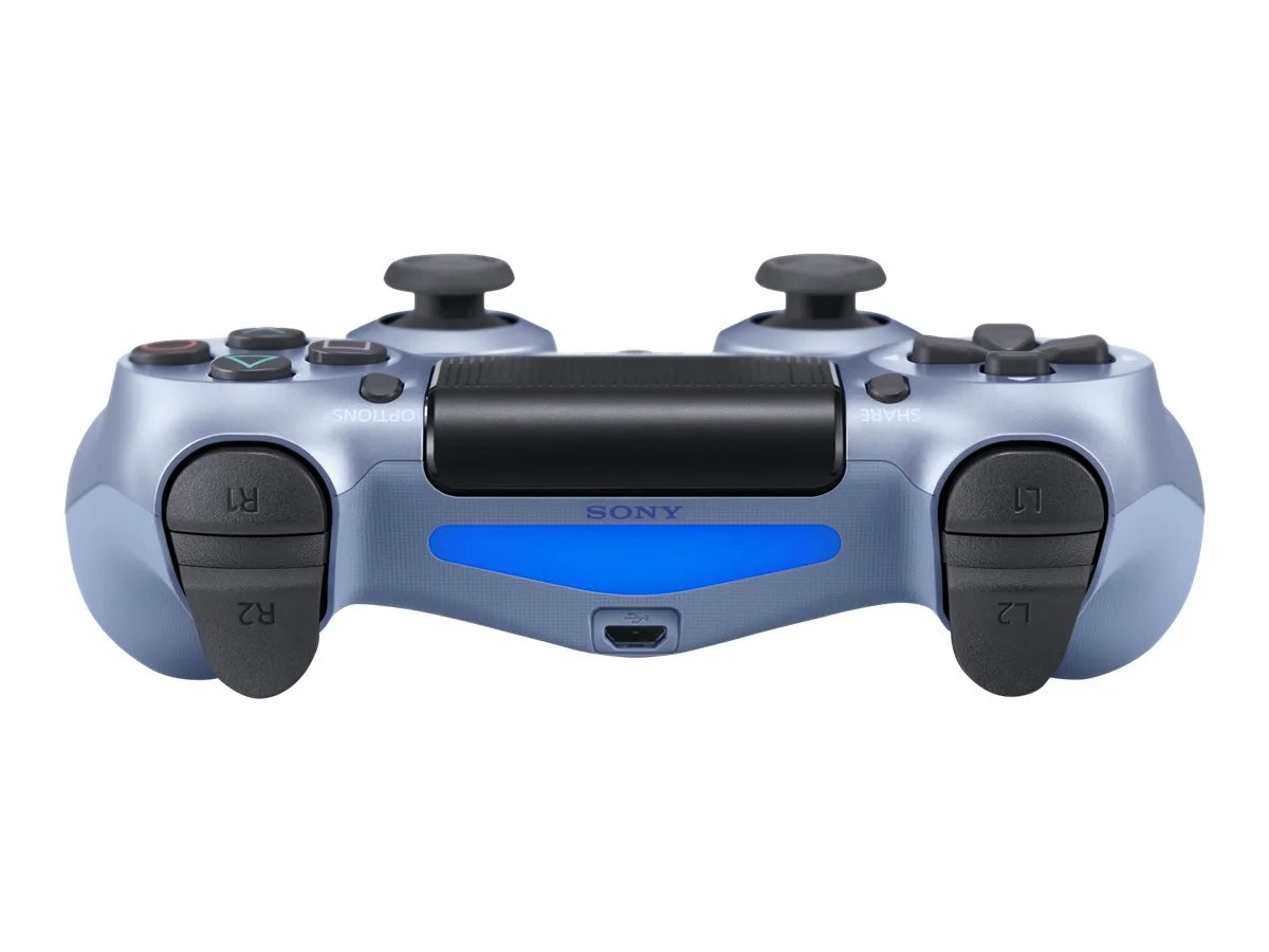 PS4 Wireless Controller Titanium Blue + Free Cable (copy)