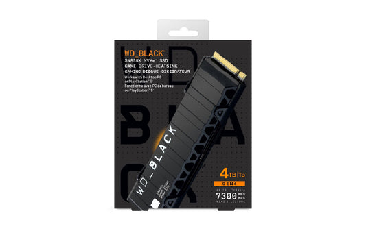 WD BLACK SN850 with heatsink 4TB