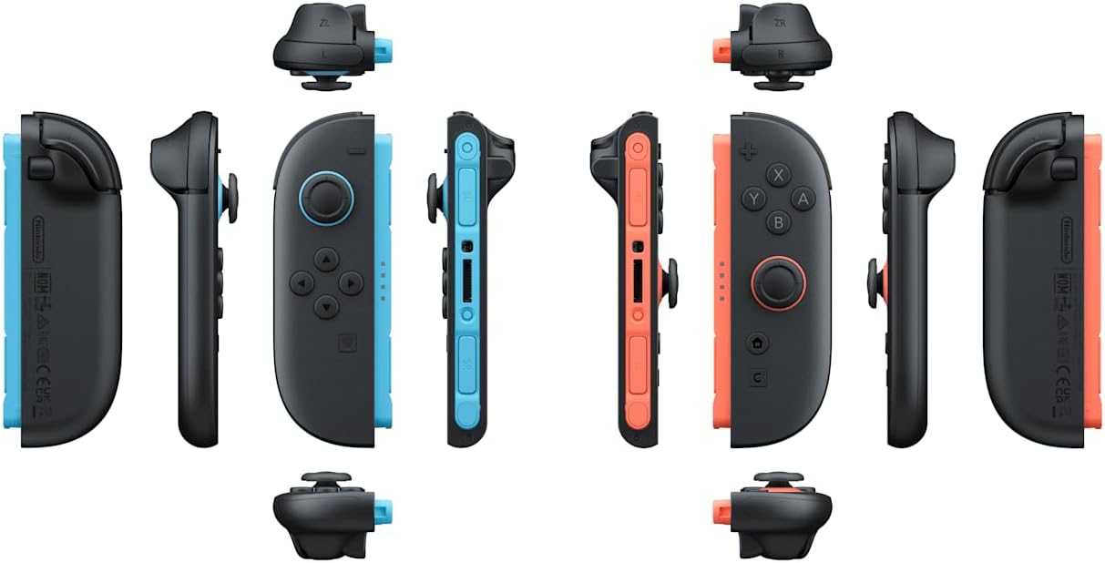 NS2 Joy-Con Controllers (Light Blue/Light Red)