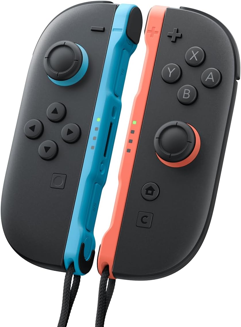 NS2 Joy-Con Controllers (Light Blue/Light Red)