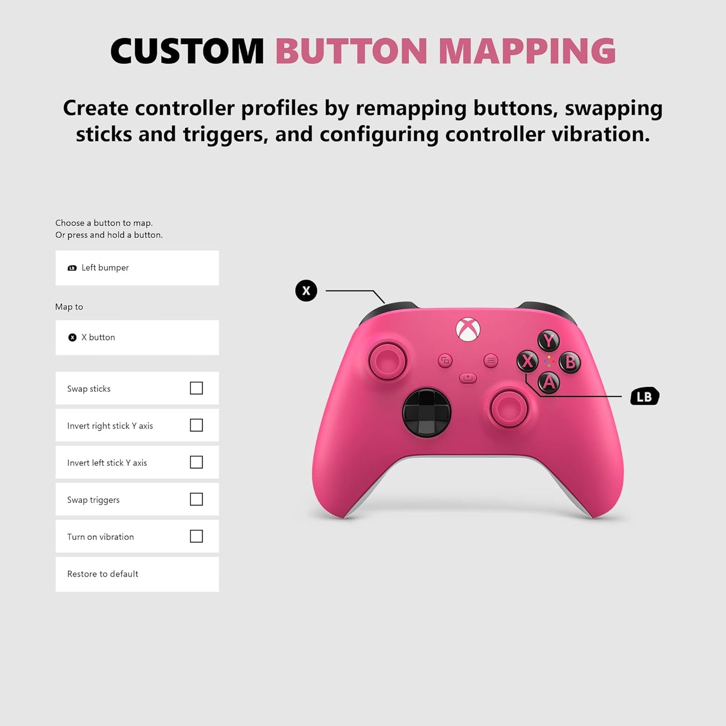 Xbox Series X|S Controller Deep Pink