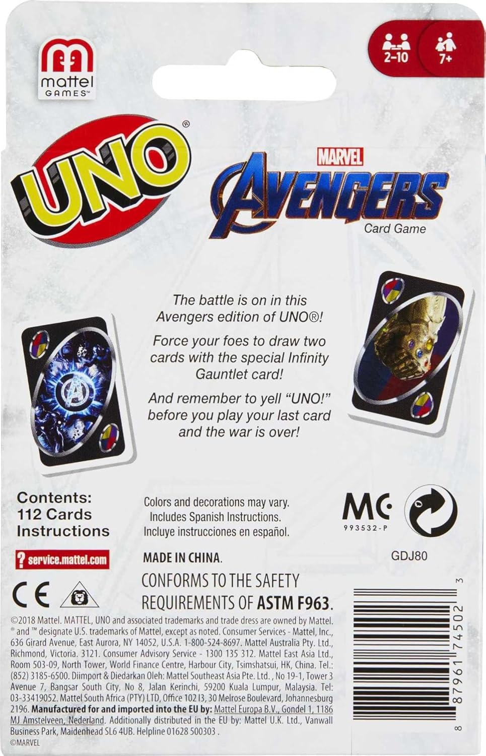 UNO Avengers