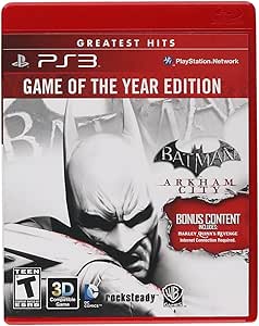 Batman: Arkham City [Game of the Year] PS3 (Used CIB W/Manual)
