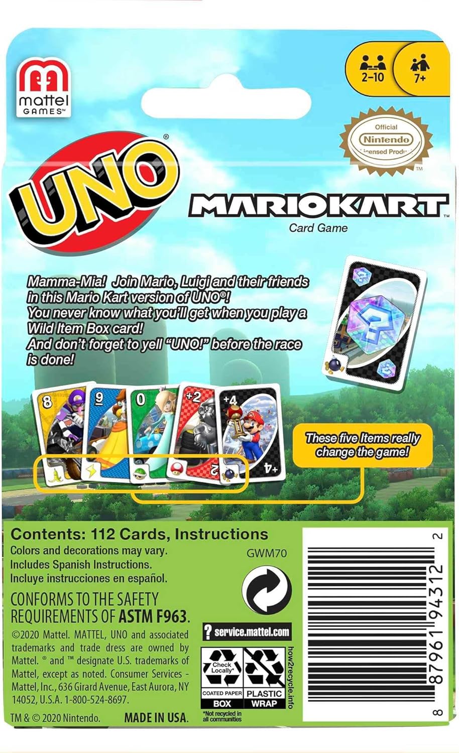 UNO Mario Kart