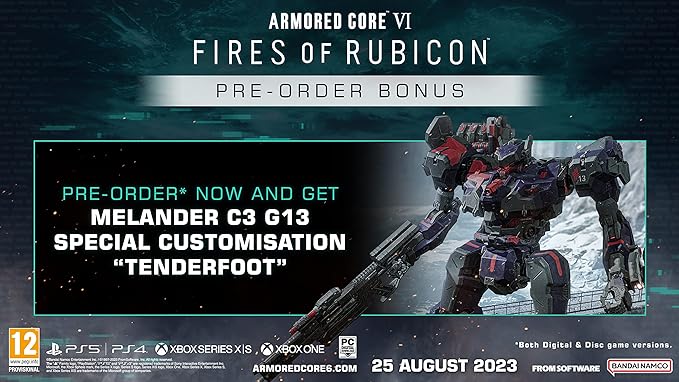 Armored Core VI Fires of Rubicon Day 1 Launch Edition PS5