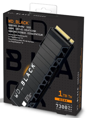 WD BLACK SN850 with heatsink 1TB