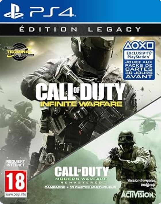 Call of Duty: Infinite Warfare Legacy Edition PS4 (Used Arabic)