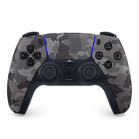 PS5 DualSense Controller - Gray Camouflage