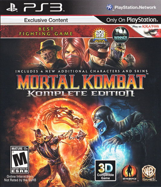 Mortal Kombat Komplete Edition PS3